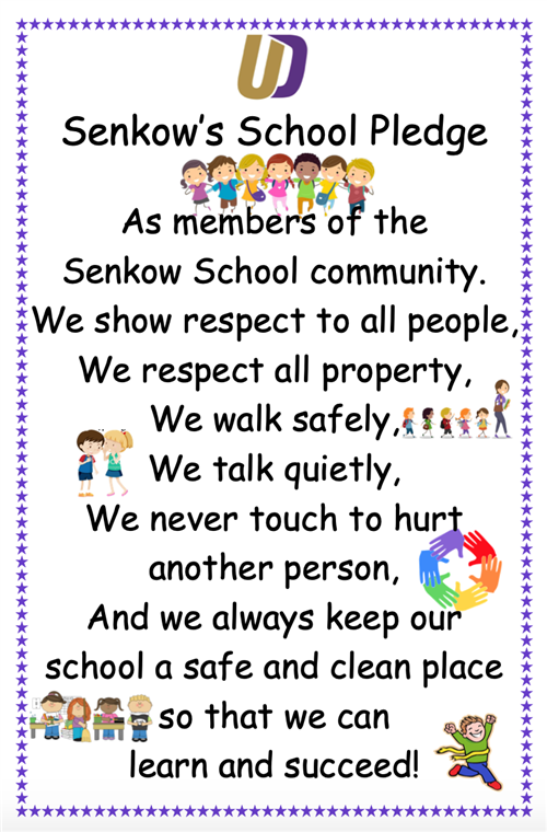  Senkow School pledge